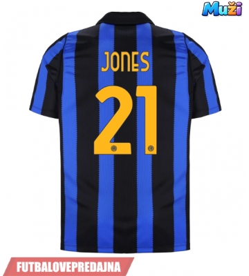 Lacne Muži Futbalové dres Inter Milan Curtis Jones #21 2026-27 Krátky Rukáv - Domáci